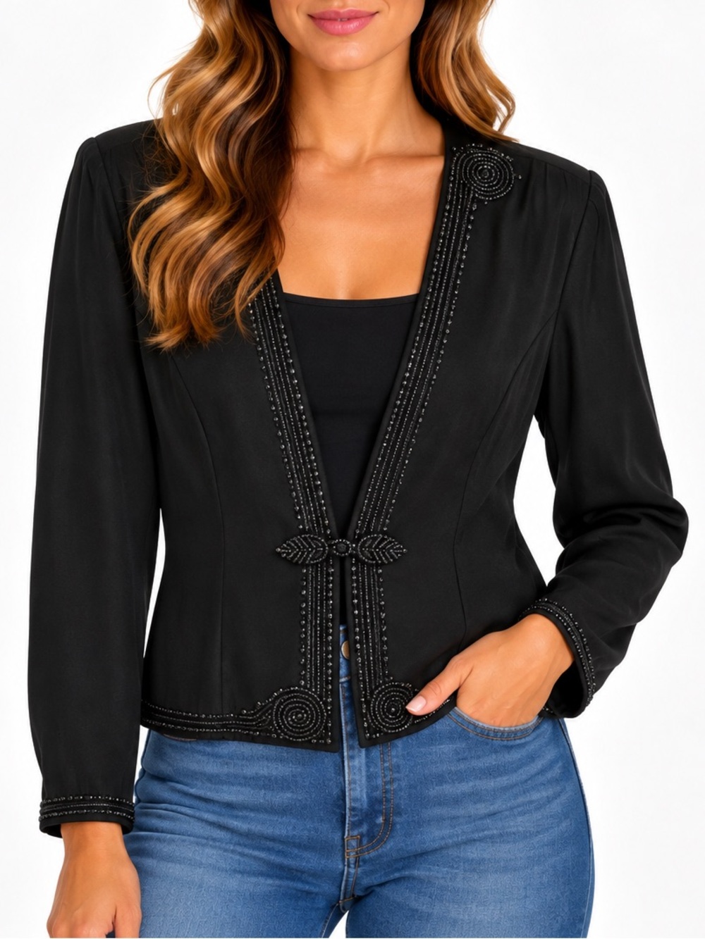 Vintage Sarah Elizabeth Beaded Suit‎ Janet
